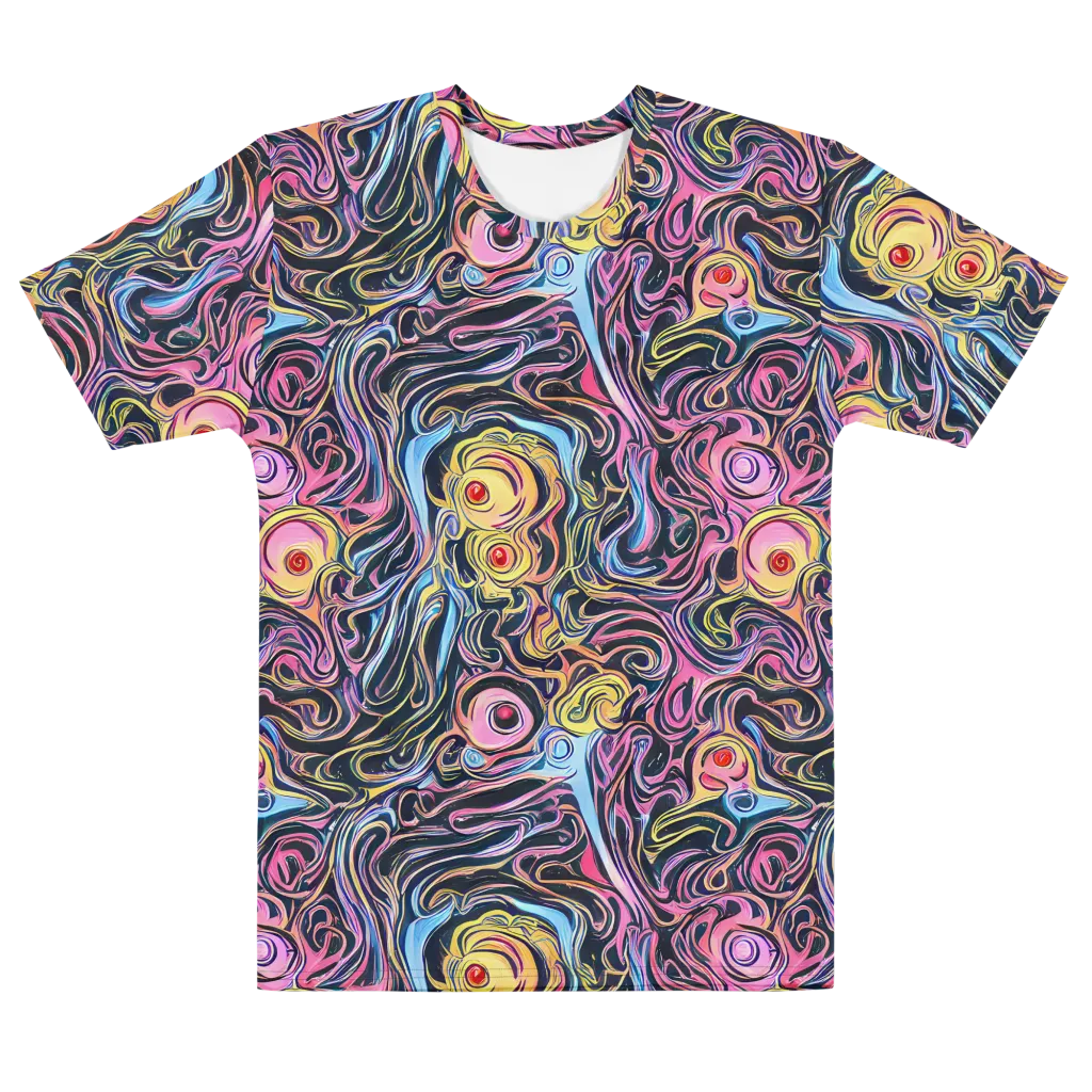 Sonic Marbles on Men's Cotton Crew Neck T-Shirt — Front