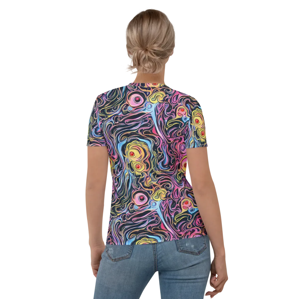 Sonic Marbles on Women's Crew Neck T-Shirt — Back