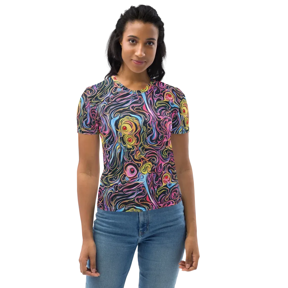 Sonic Marbles on Women's Crew Neck T-Shirt — Front