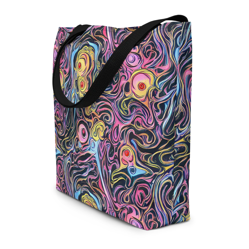 Sonic Marbles on Large Tote Bag W/ Pocket — Front