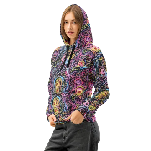 Sonic Marbles on a Cotton Hoodie