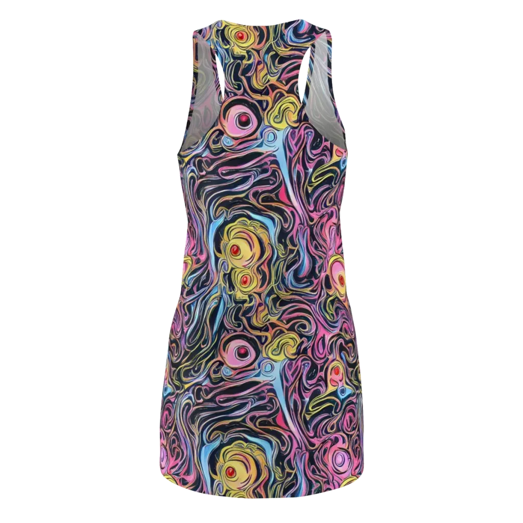 Sonic Marbles on Racerback Dress — Back
