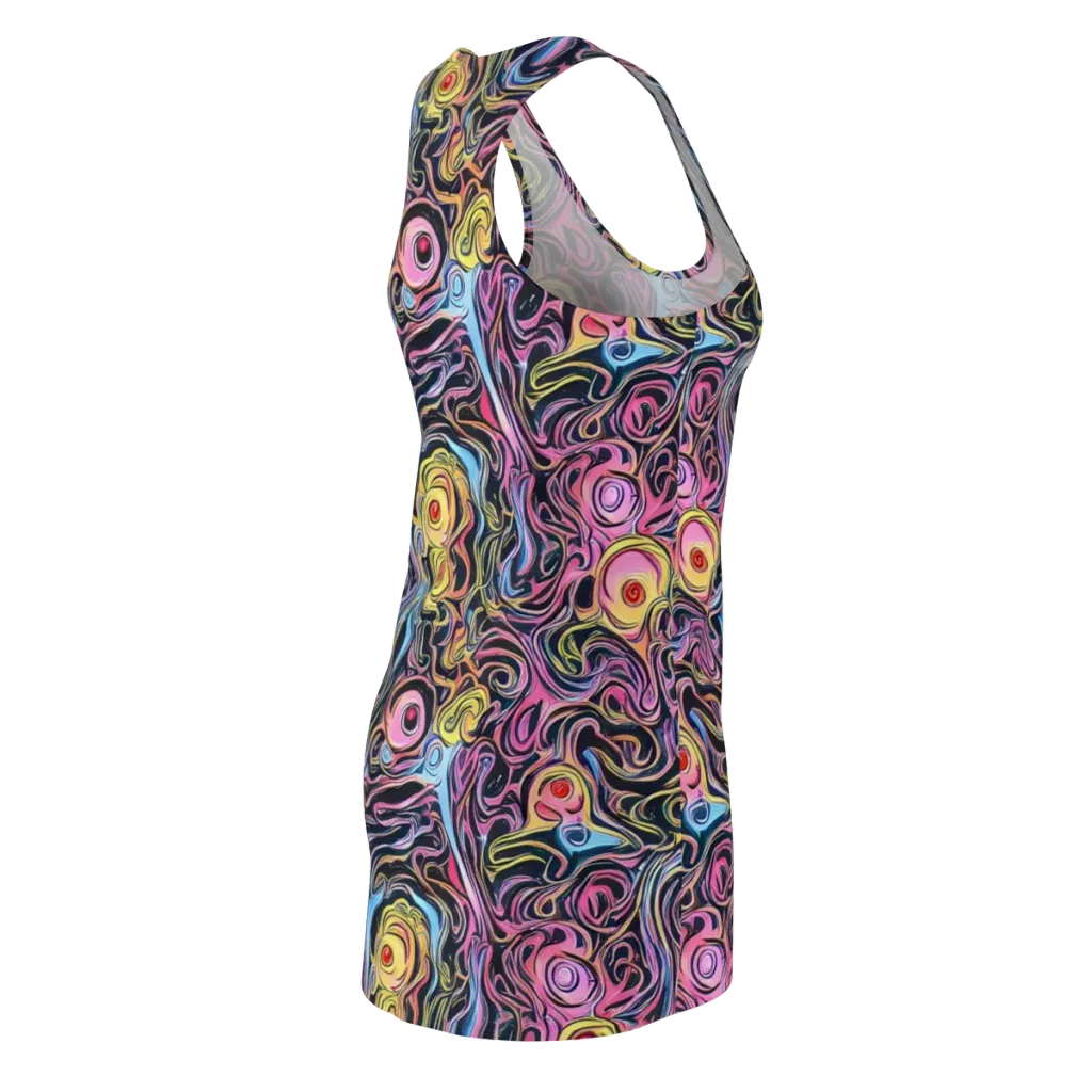 Sonic Marbles on Racerback Dress — Back Side