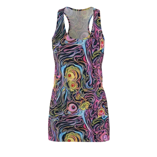 Sonic Marbles on a Racerback Dress