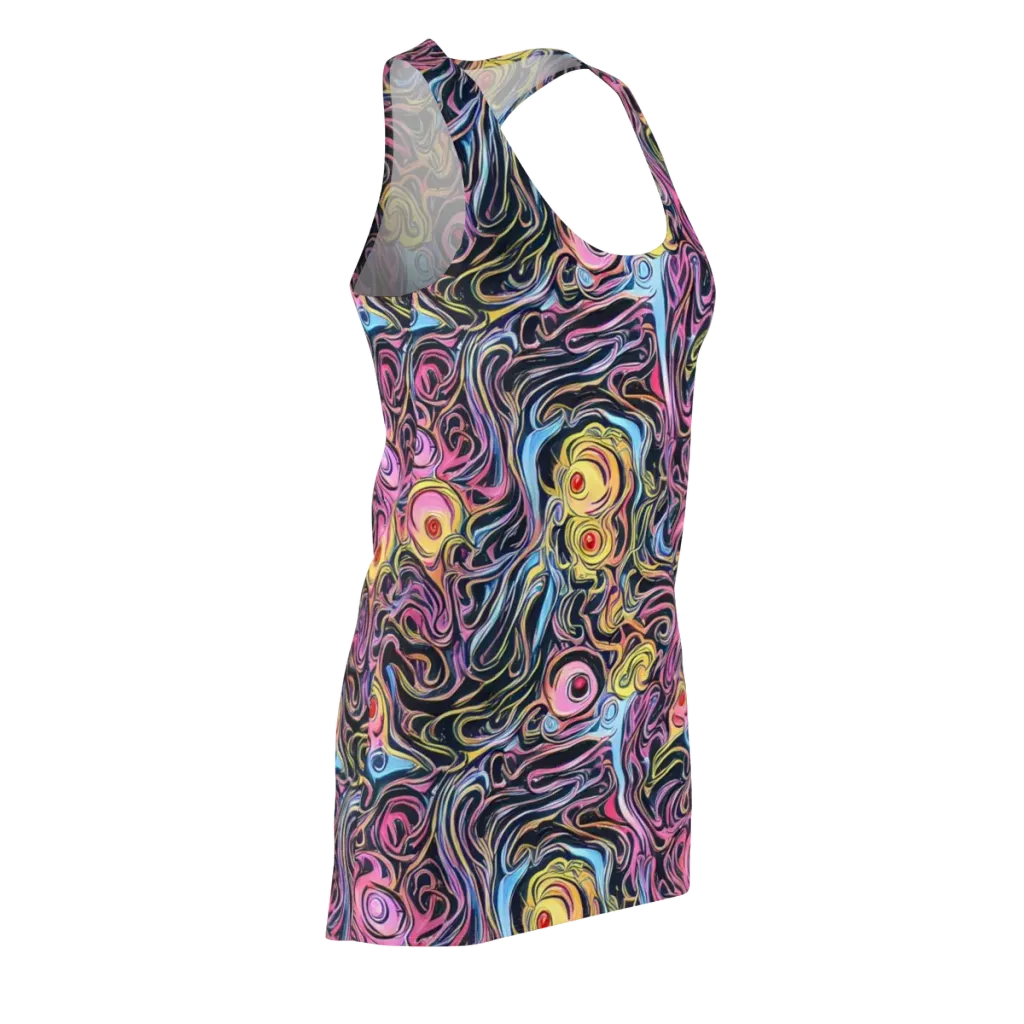 Sonic Marbles on Racerback Dress — Front Side