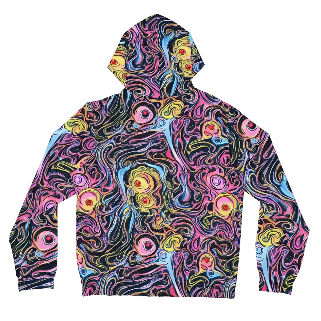 Sonic Marbles on Women's Full-Zip Hoodie — Back
