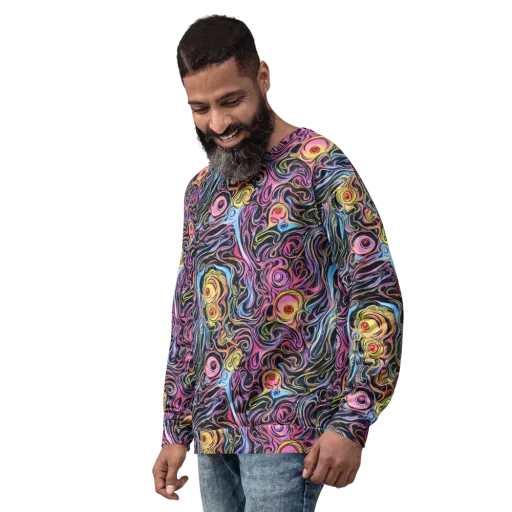 Sonic Marbles on a Sweatshirt