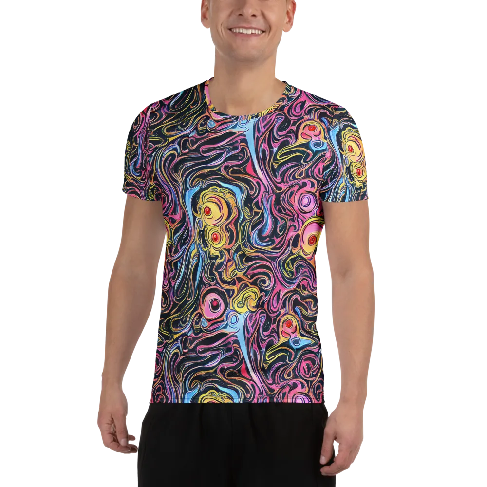 Sonic Marbles on Men's Athletic T-Shirt — Front