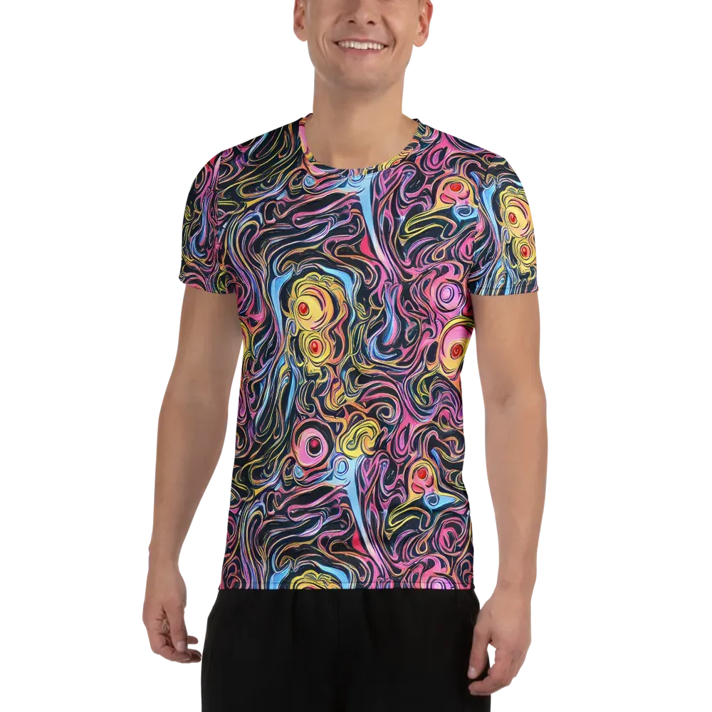 Sonic Marbles on Men's Athletic T-Shirt — Front