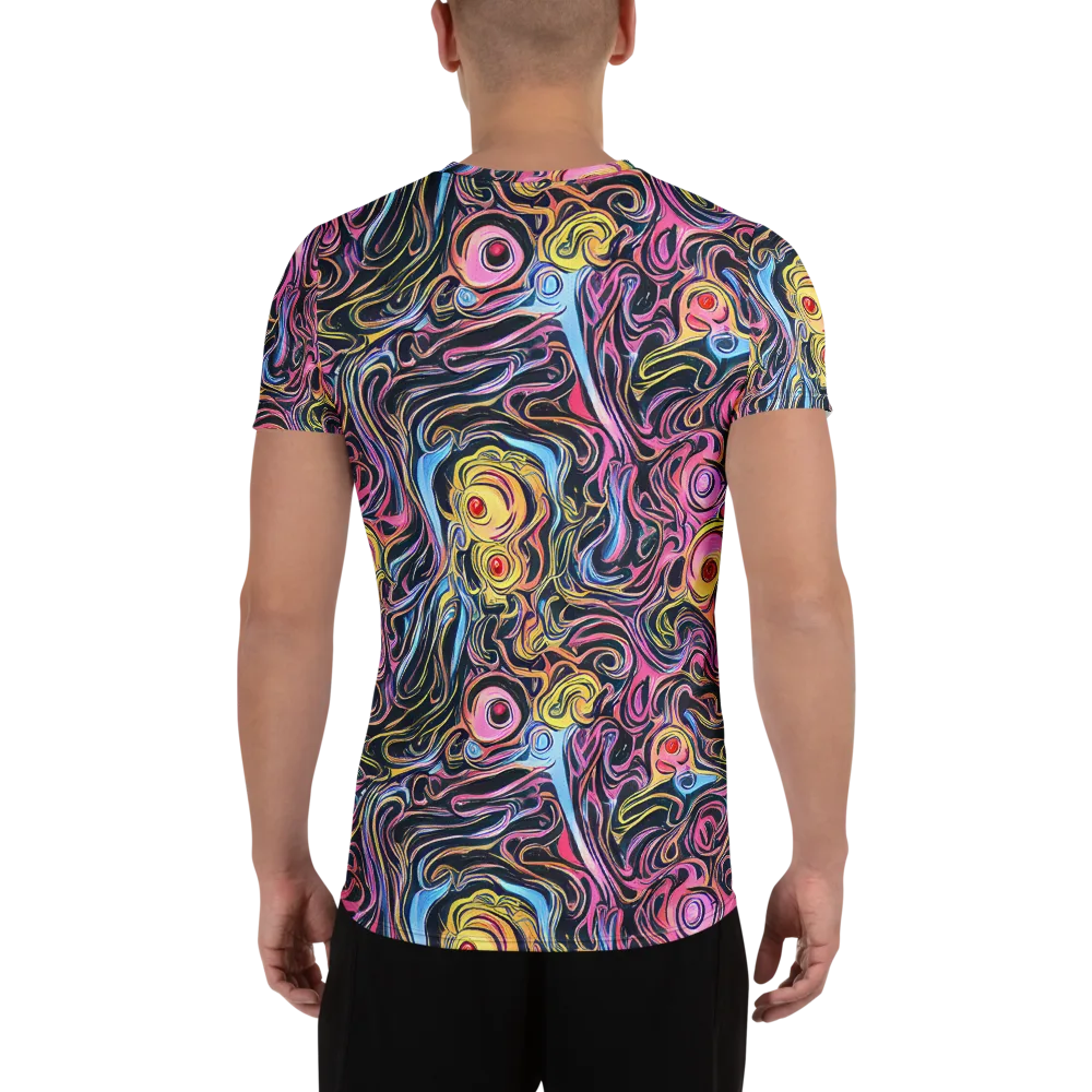 Sonic Marbles on Men's Athletic T-Shirt — Back