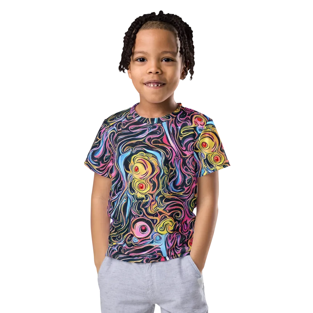 Sonic Marbles on Kids Crew Neck T-Shirt — Front