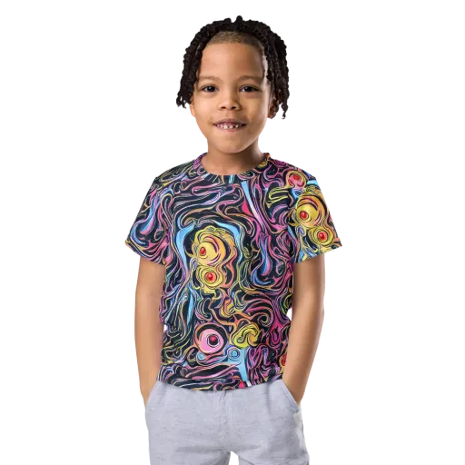Sonic Marbles on a Kids Crew Neck T-Shirt