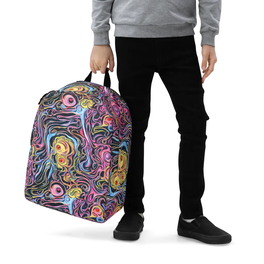 Sonic Marbles on Minimalist Backpack — Zoomed-in