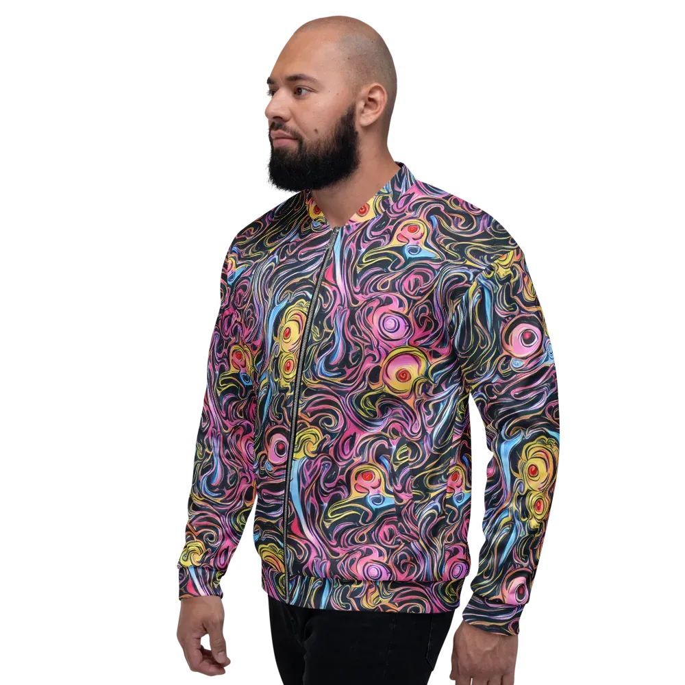 Sonic Marbles on Bomber Jacket — Left