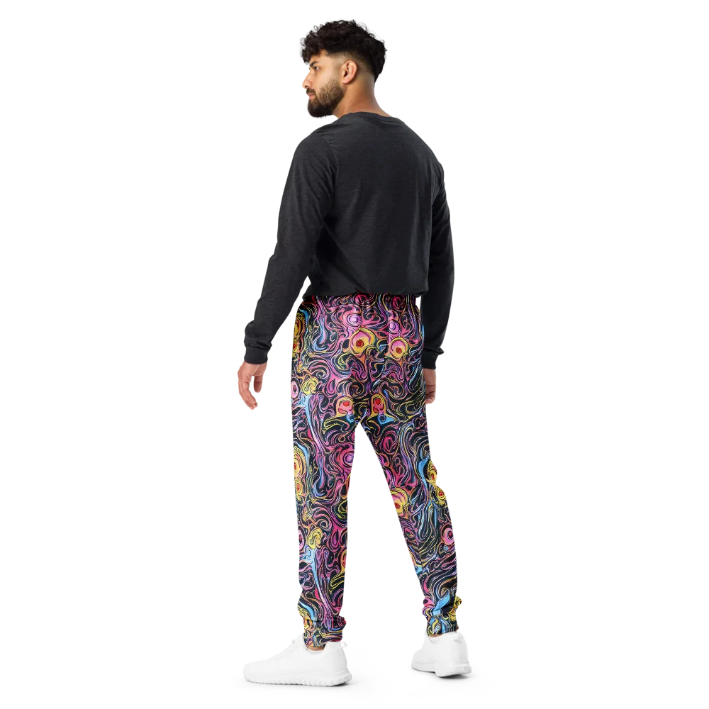 Sonic Marbles on Men's Joggers — Back