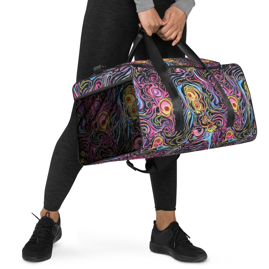 Sonic Marbles on Duffle Bag — Right Front