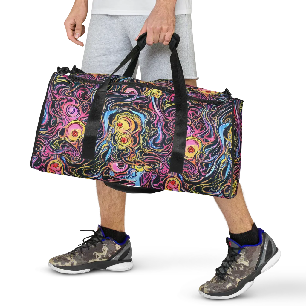 Sonic Marbles on Duffle Bag — Front