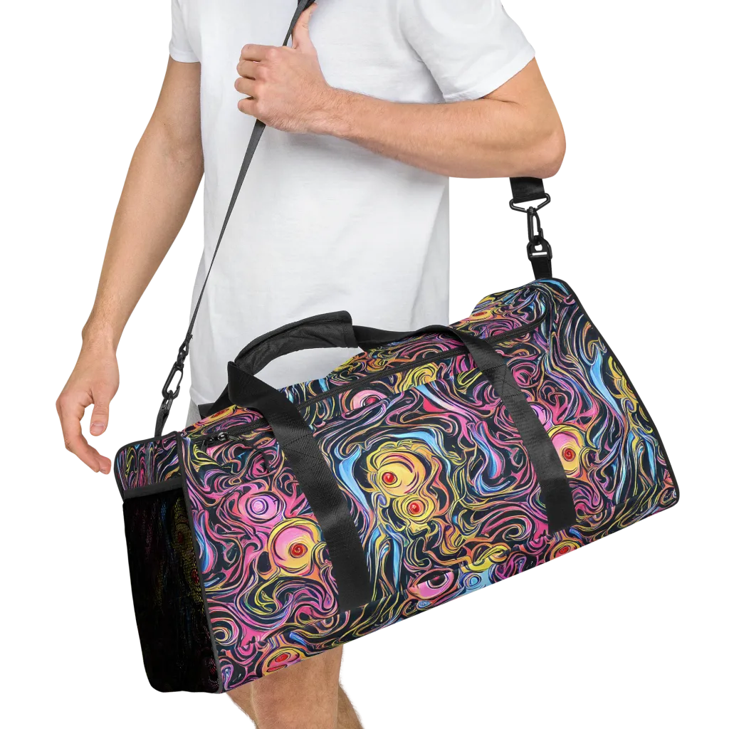 Sonic Marbles on Duffle Bag — Right Front