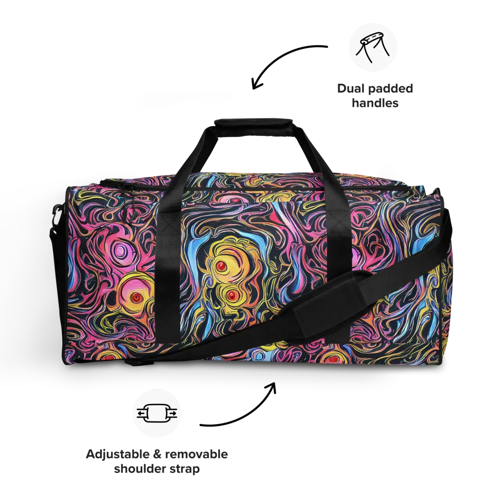 Sonic Marbles on Duffle Bag — Front
