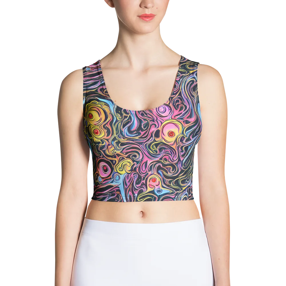 Sonic Marbles on Crop Top — Front