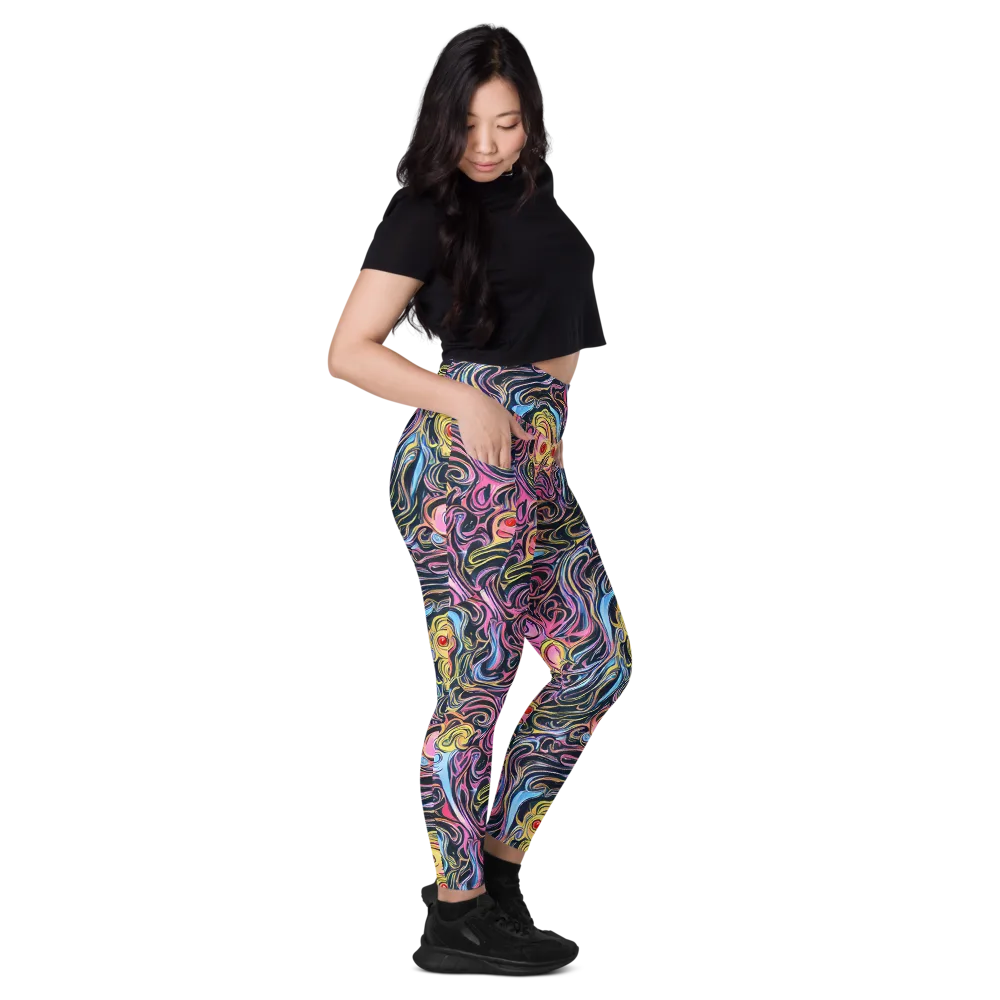 Sonic Marbles on Leggings with Pockets — Right
