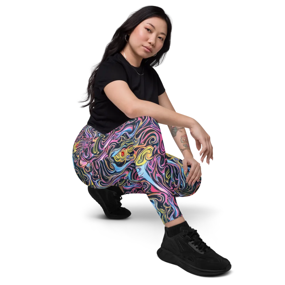 Sonic Marbles on Leggings with Pockets — Right Front