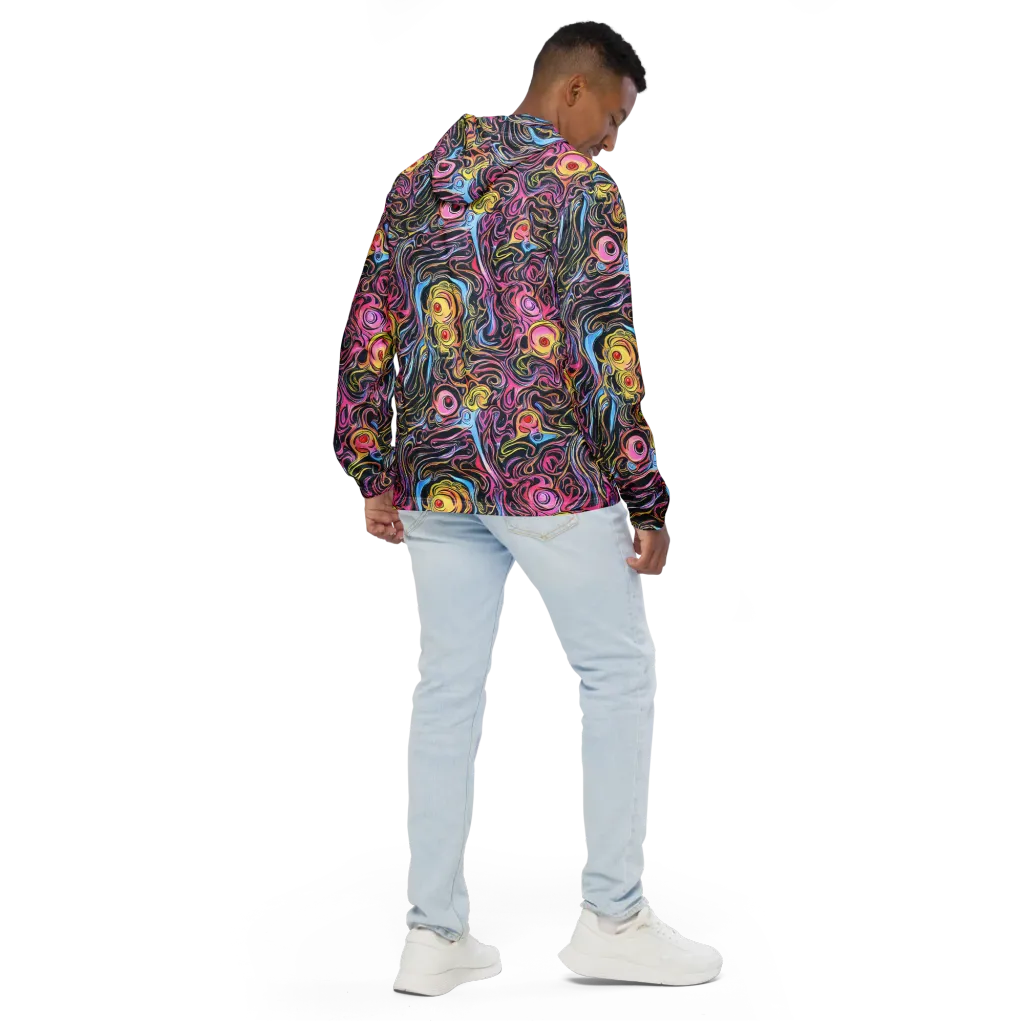 Sonic Marbles on Men's Windbreaker — Back