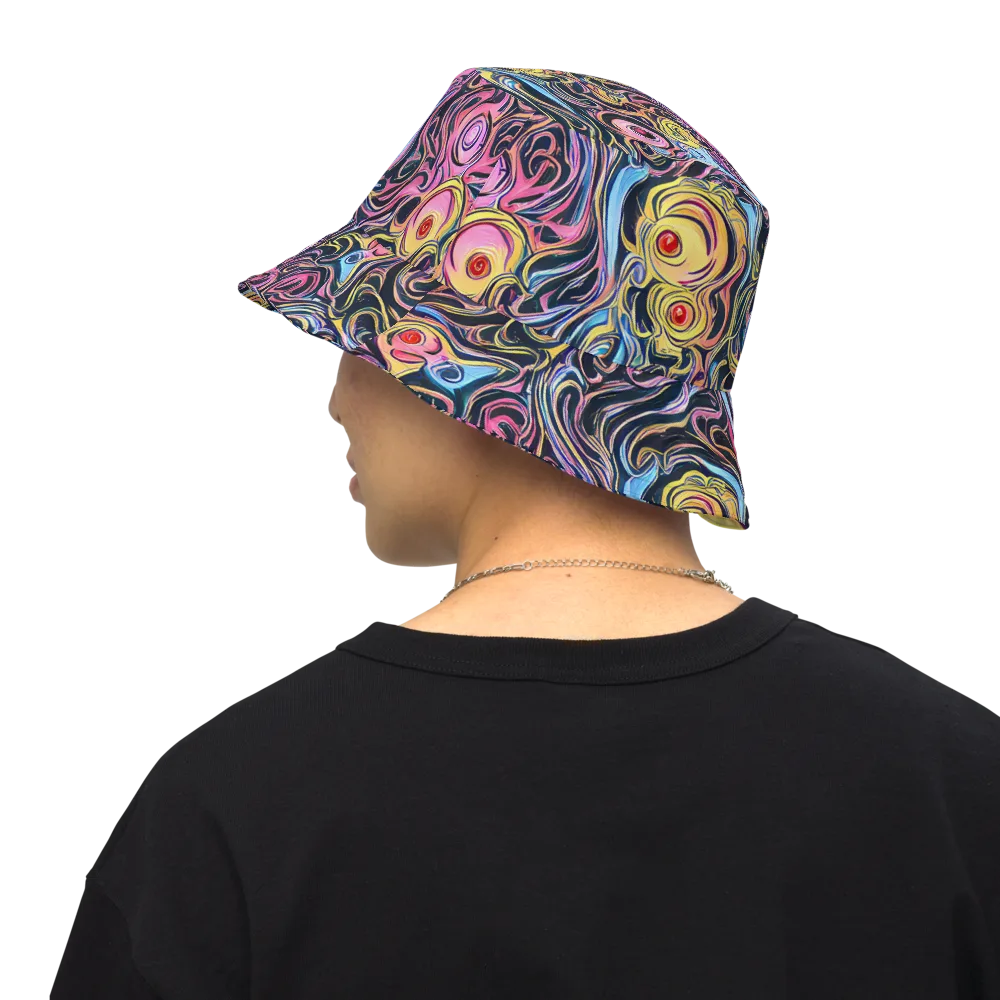 Sonic Marbles on Reversible Bucket Hat — Back Inside