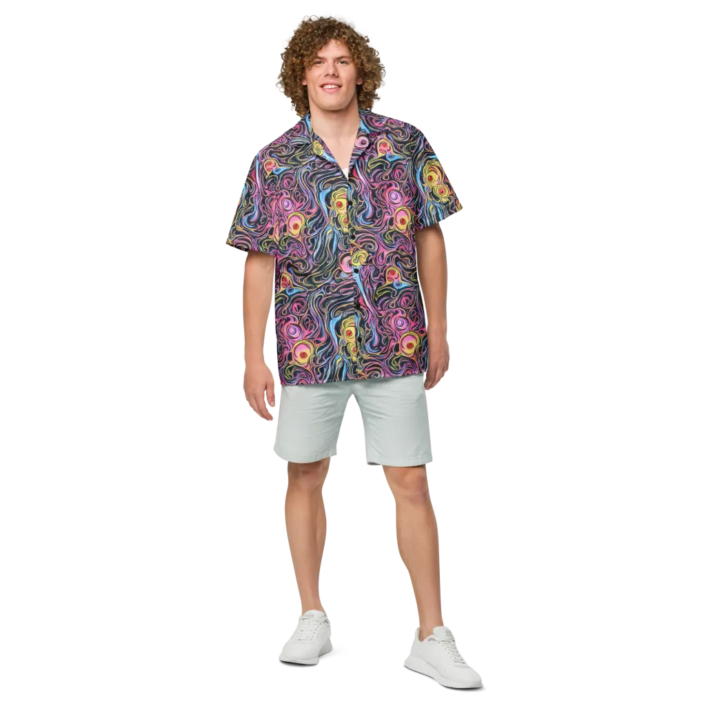 Sonic Marbles on Button Shirt — Front