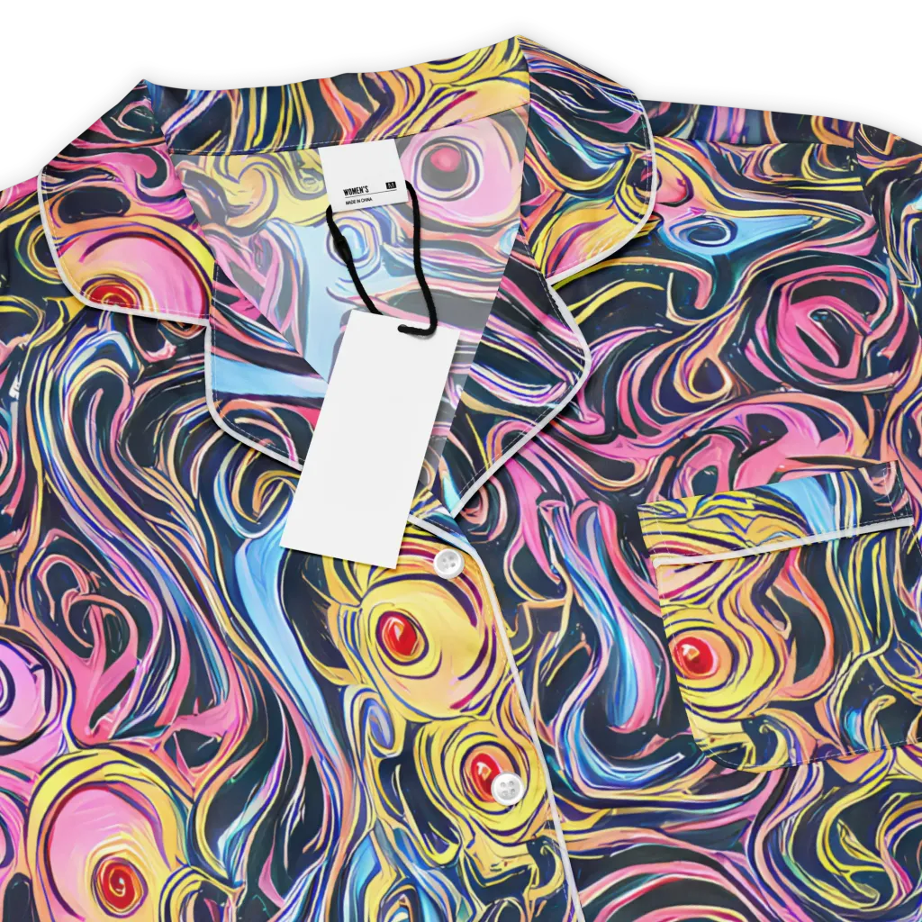 Sonic Marbles on Women's Short Sleeve Pajama Top — Product details