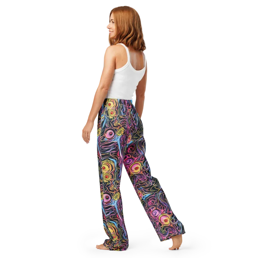 Sonic Marbles on Women's Pajama Pants — Back
