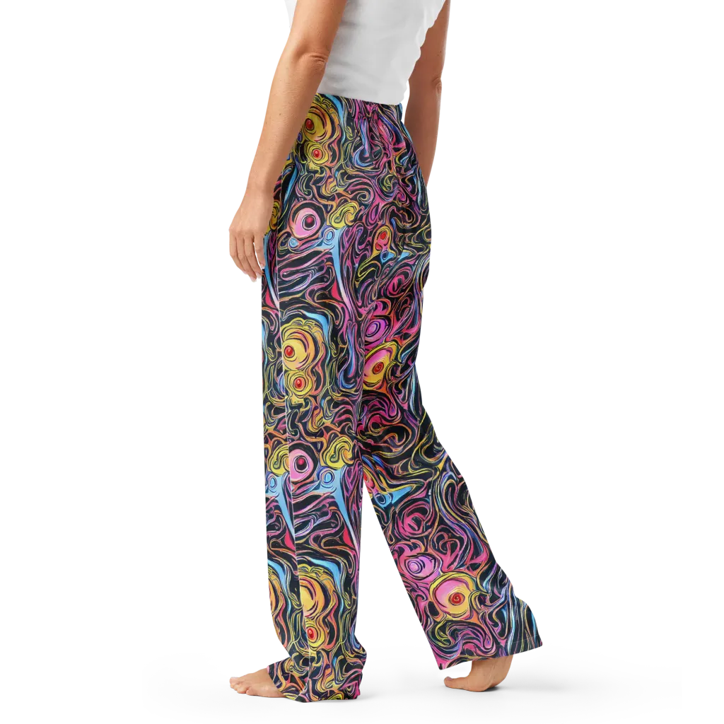Sonic Marbles on Women's Pajama Pants — Left
