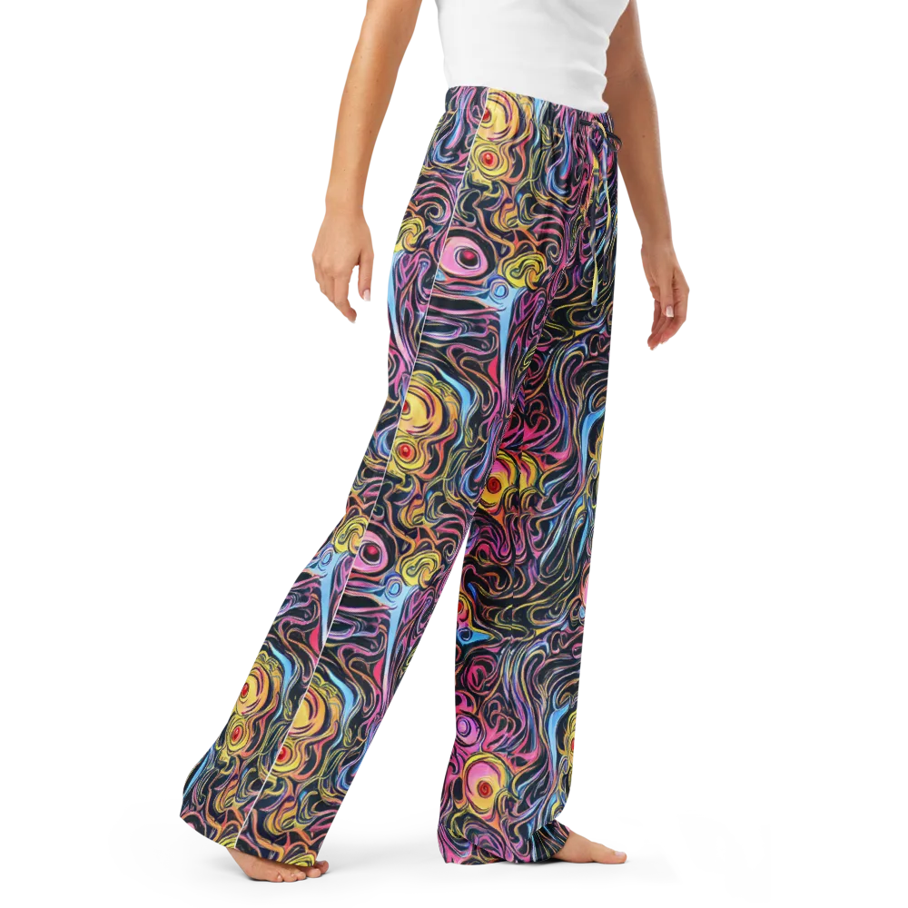Sonic Marbles on Women's Pajama Pants — Right Front