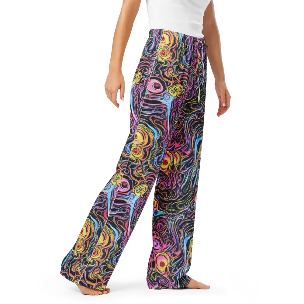 Sonic Marbles on Women's Pajama Pants — Right Front
