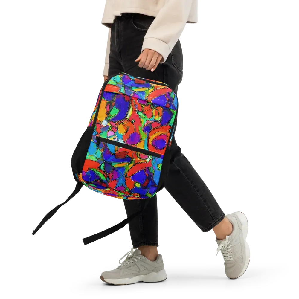 Kaleidoscope Clash on Utility Backpack — Front