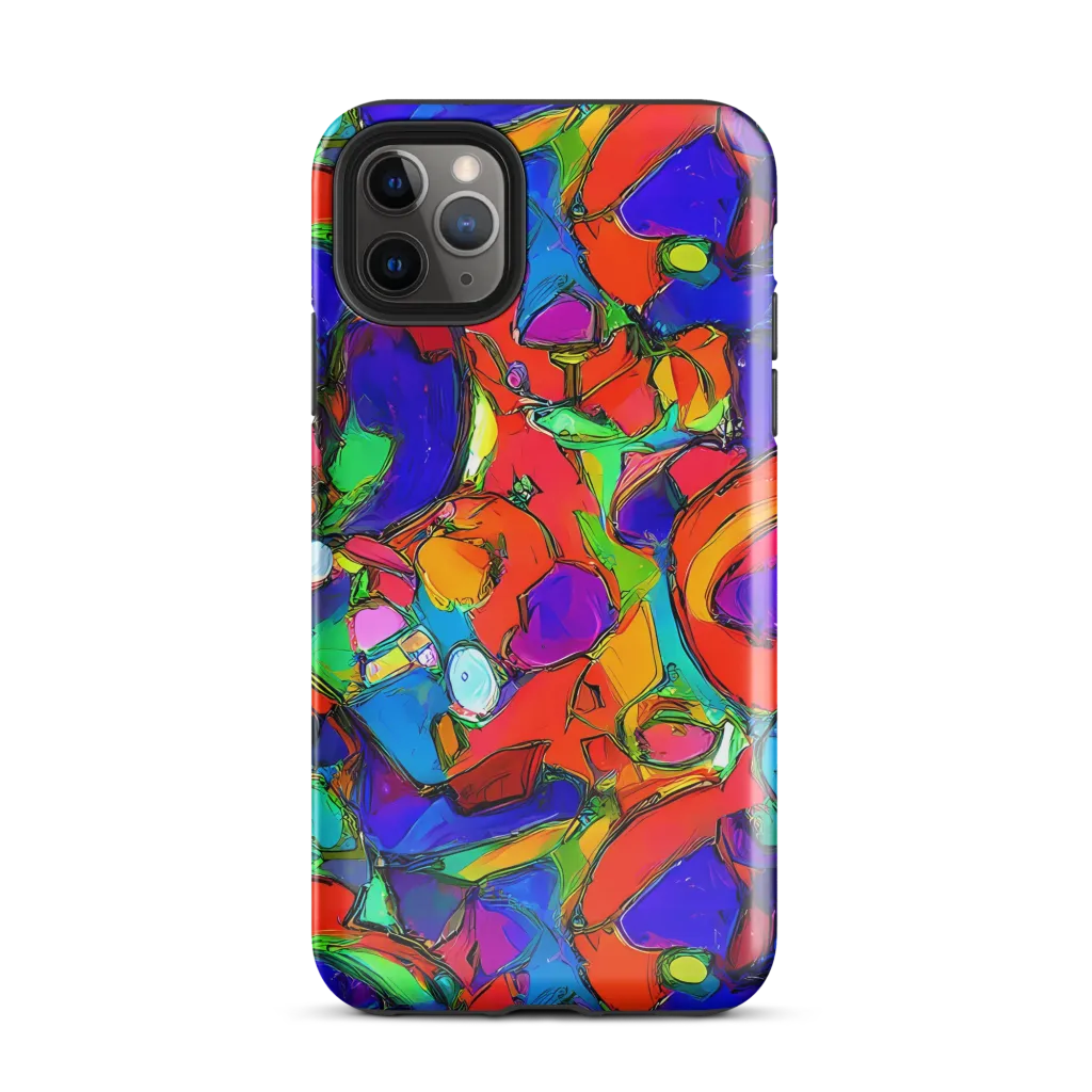 Kaleidoscope Clash on Tough Case for iPhone® — Front