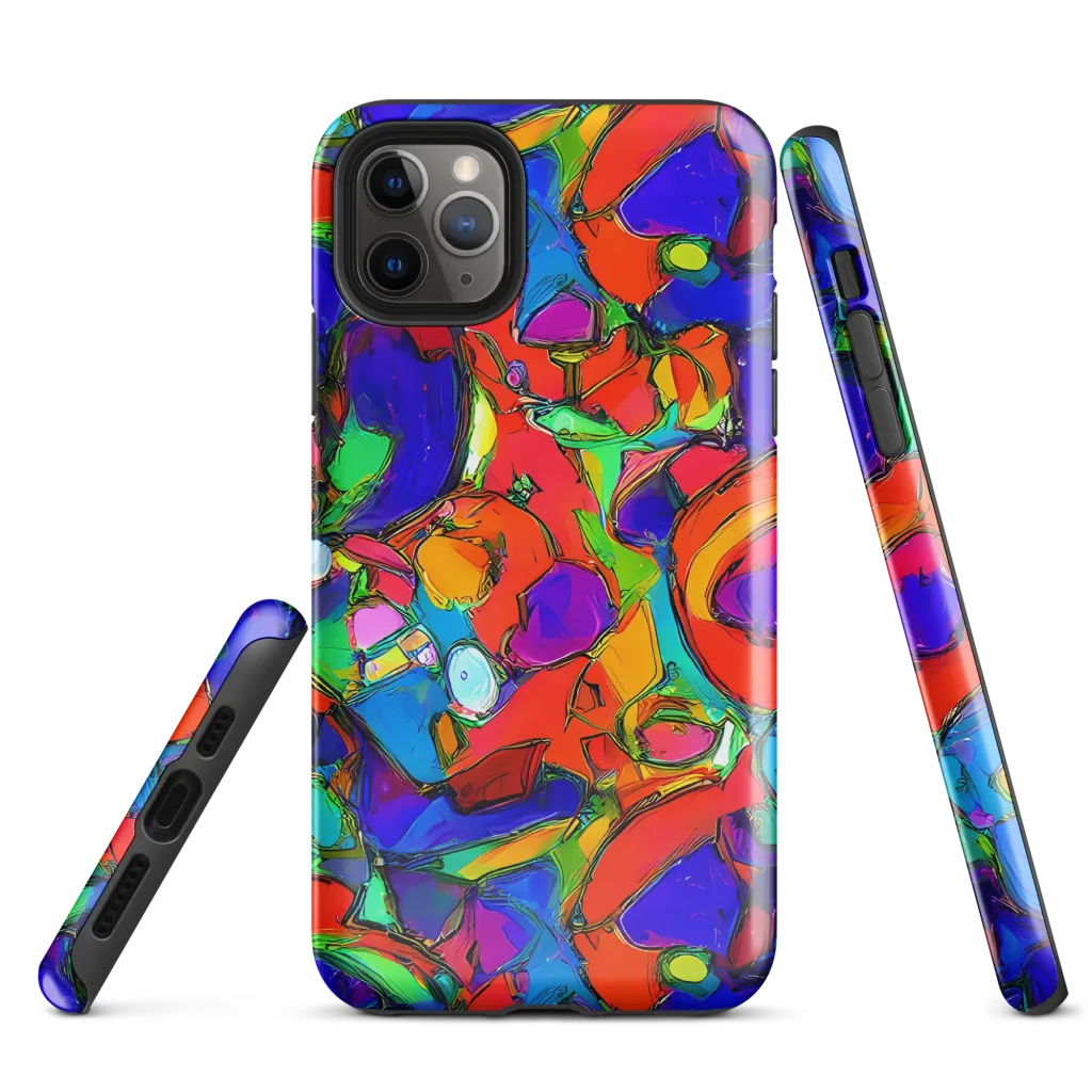 Kaleidoscope Clash on Tough Case for iPhone® — Front