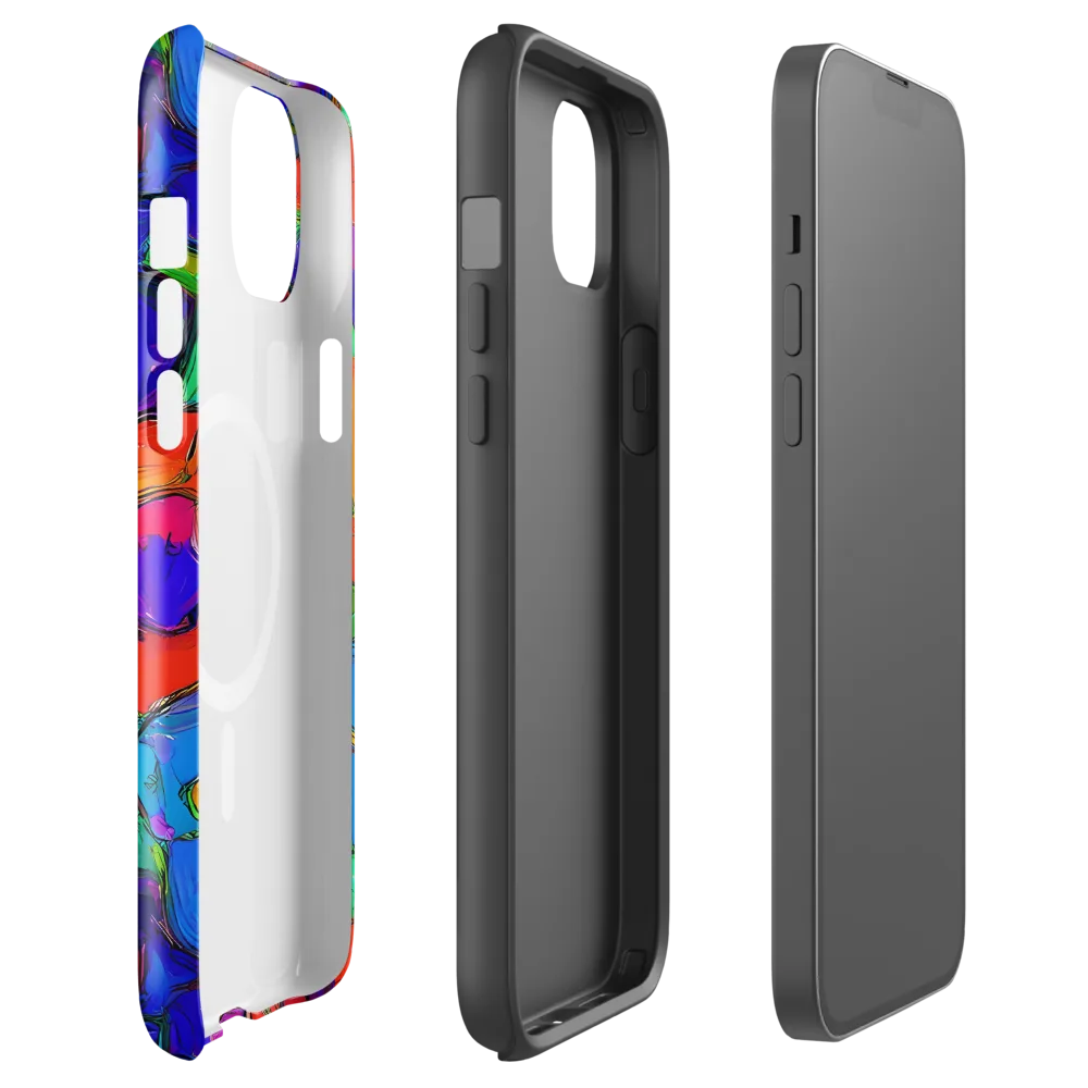 Kaleidoscope Clash on MagSafe Tough Case for iPhone® — Front