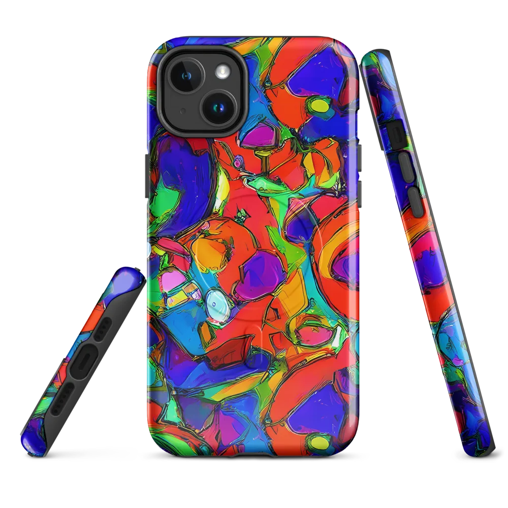 Kaleidoscope Clash on MagSafe Tough Case for iPhone® — Front