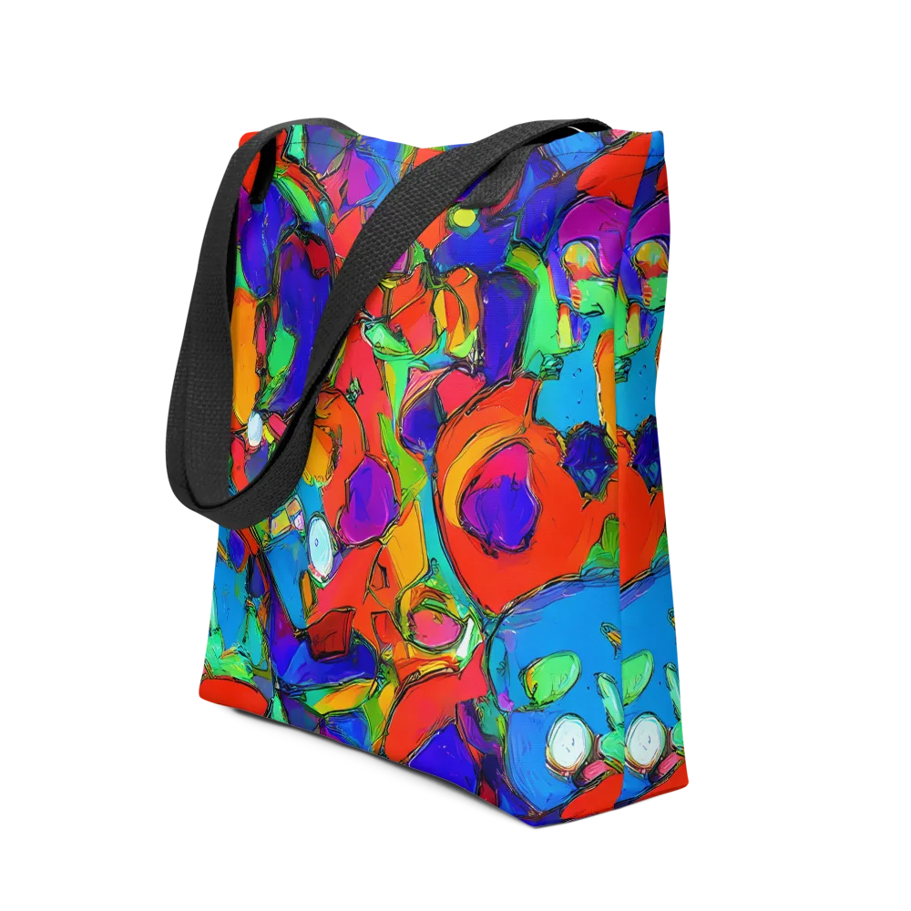 Kaleidoscope Clash on Tote Bag — Front
