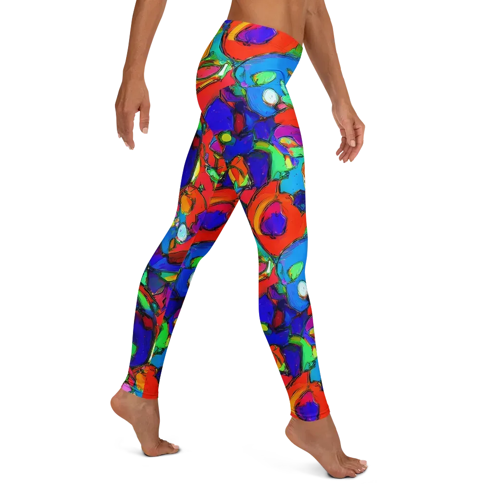 Kaleidoscope Clash on Leggings — Right