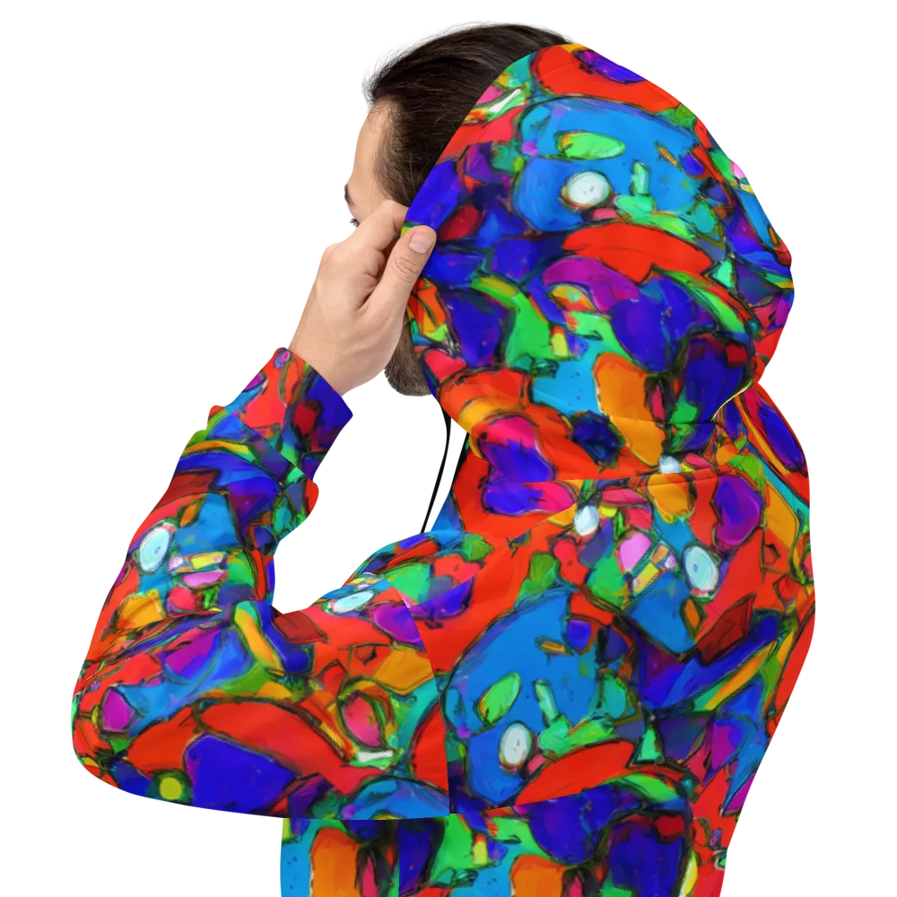 Kaleidoscope Clash on Hoodie — Back