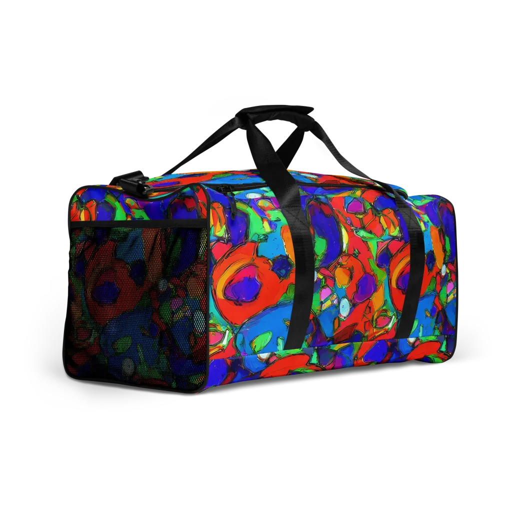 Kaleidoscope Clash on Duffle Bag — Right Front