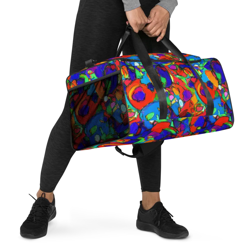 Kaleidoscope Clash on Duffle Bag — Right Front