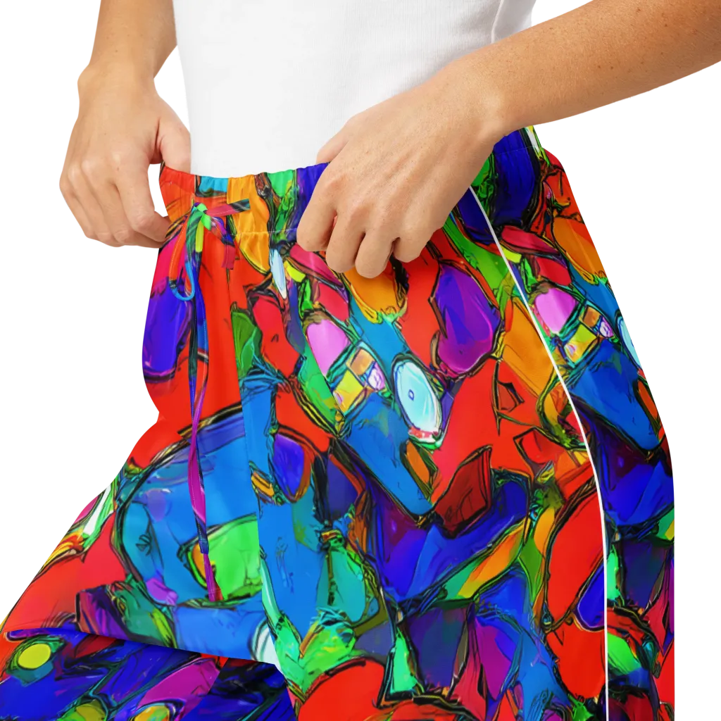 Kaleidoscope Clash on Women's Pajama Pants — Product details