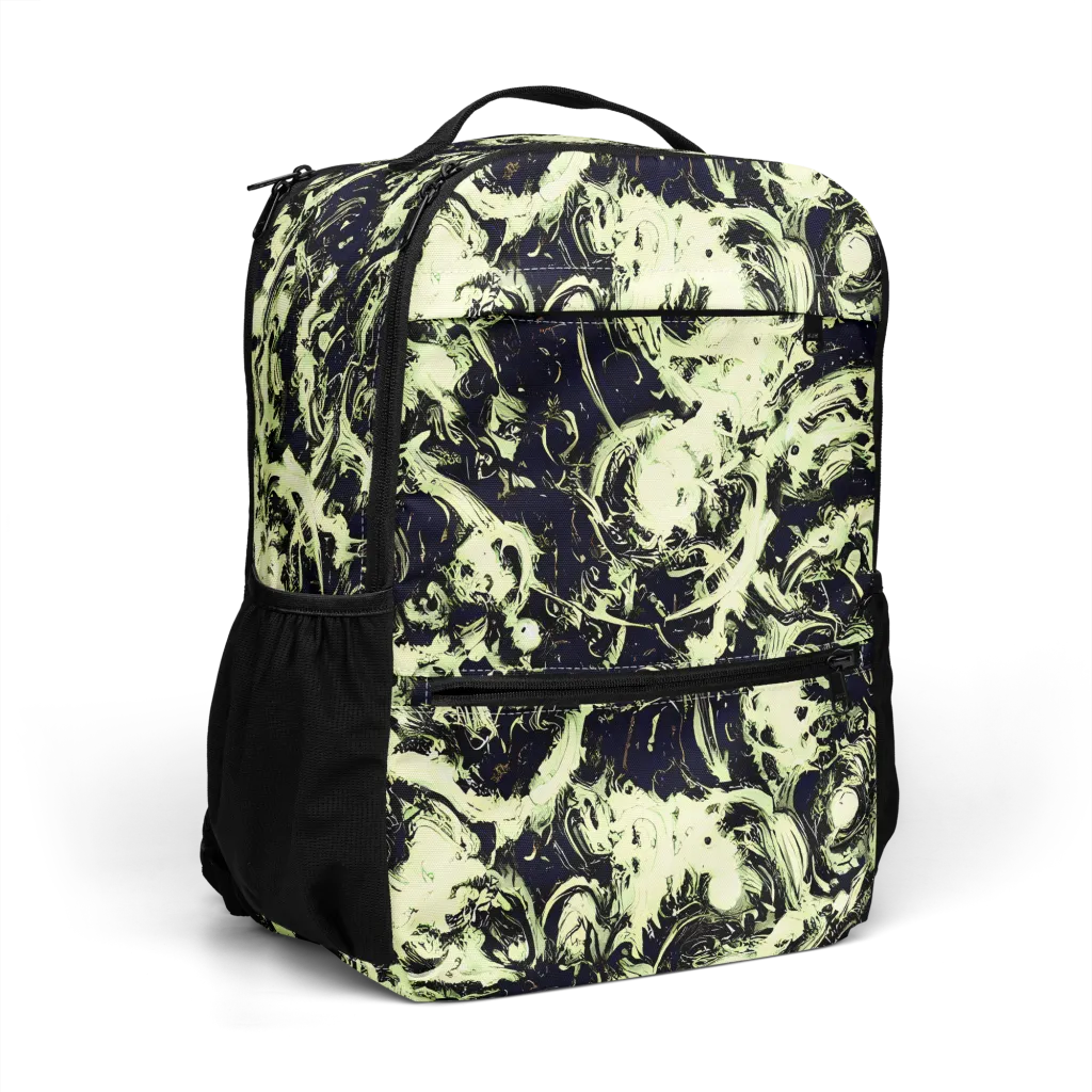 Acid Bone Garden on Utility Backpack — Right Front