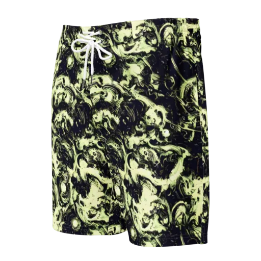 Acid Bone Garden on a Men's Board Shorts