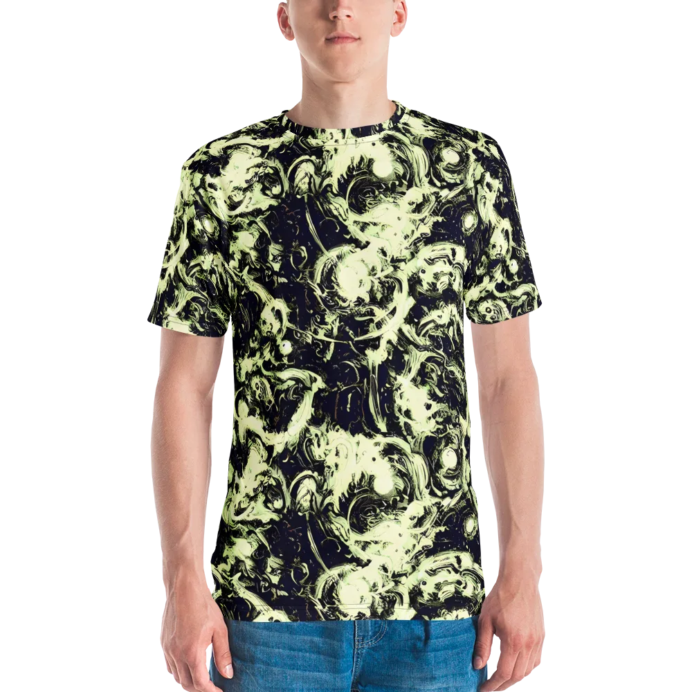 Acid Bone Garden on Men's Crew Neck T-Shirt — Front