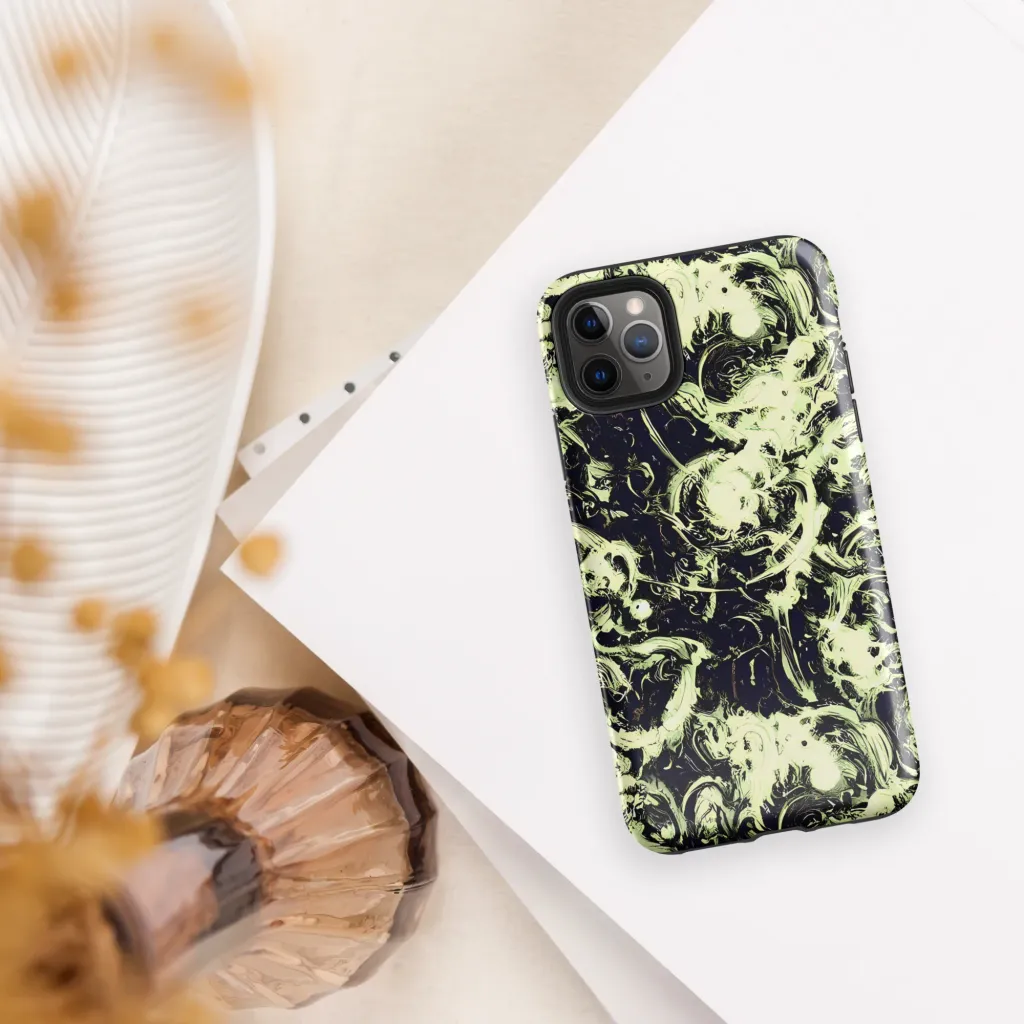 Acid Bone Garden on Tough Case for iPhone® — Front