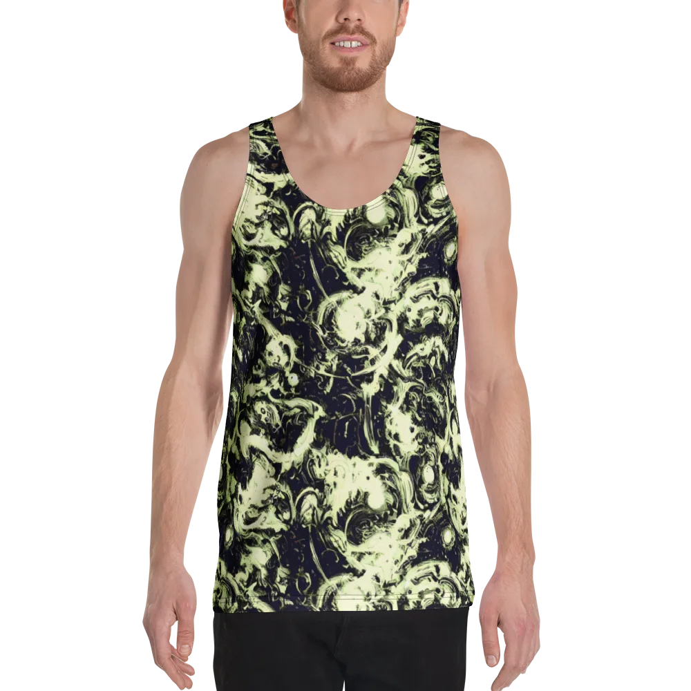 Acid Bone Garden on Men's Tank Top — Front